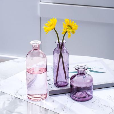 Topf Glasflasche Wohnzimmer Hochzeiten Partys Heimdekoration Glasvase Blumenvase Tischdekoration
