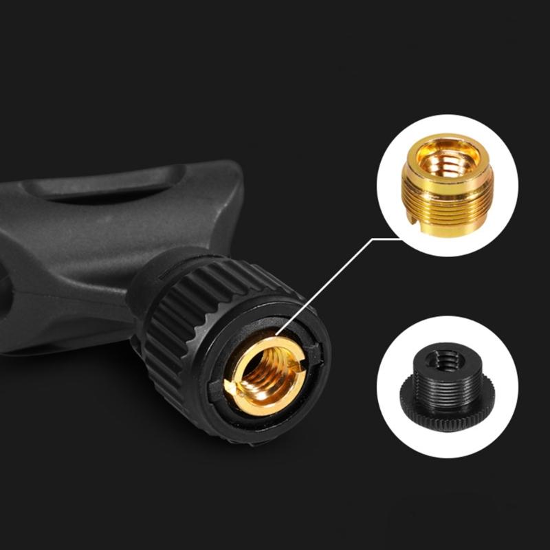 Durability EVA Microphone Storage Box Fit Two Wireless Mics with Adjustable Stand Metal Adapter Secure Zippered Pocket