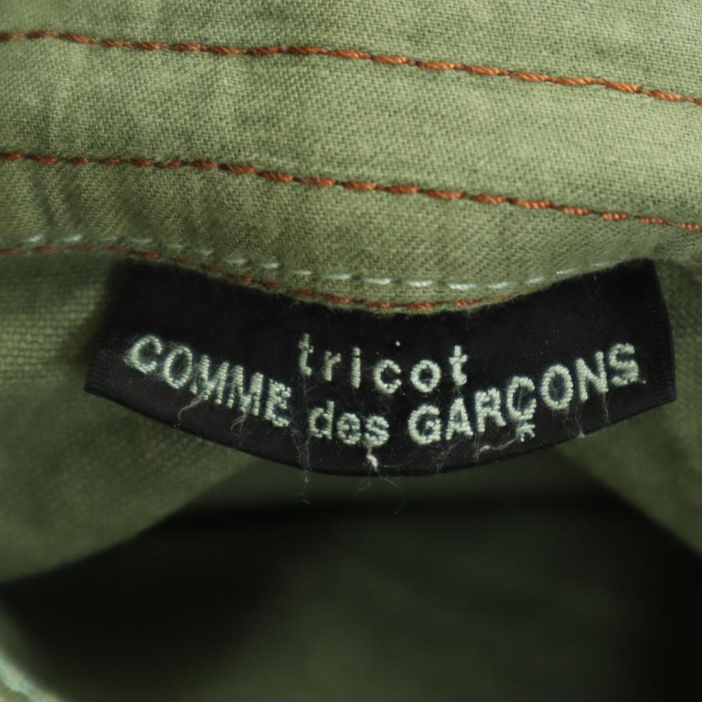tricot COMME des GARCONS 80s 90s Old Made in Japan Tote Bag khaki unisex Men's Used