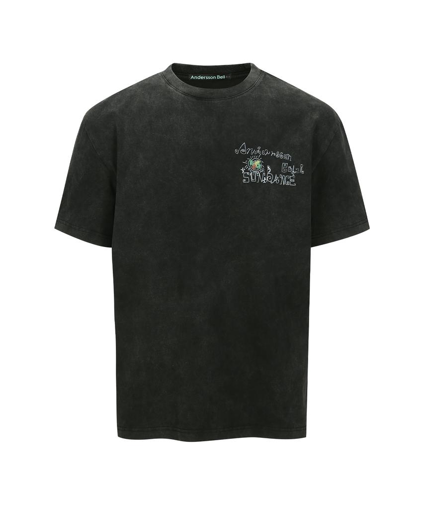 ADSB ANDERSSON BELL (Essential) Unisex Pigment Sundance T-Shirt Atb1404U(Charcoal)