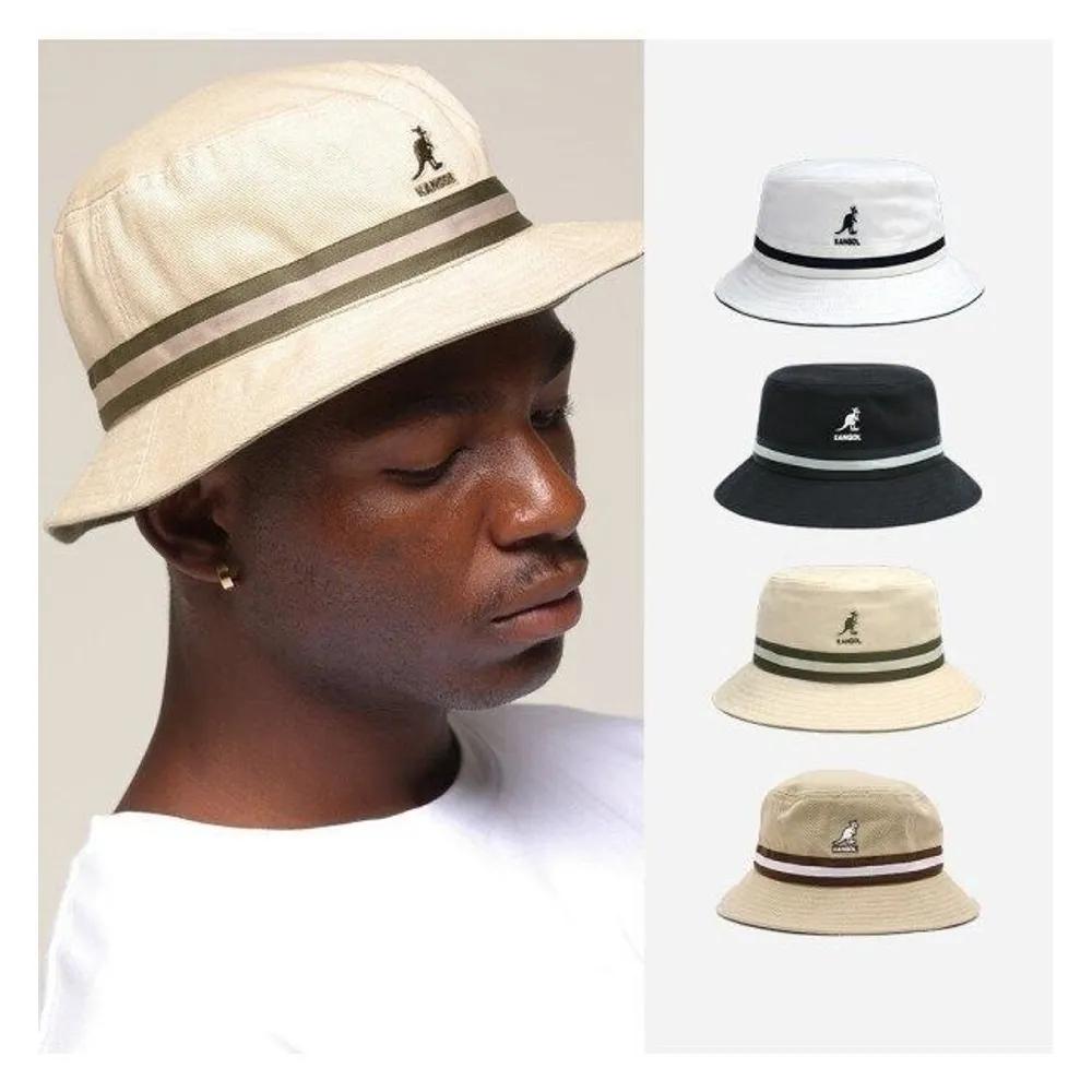 KANGOL Striped Bucket Hat K4012SP BEIGE L