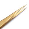 Eyelash Extension Tweezer Gold Lash Applicator Tool Precision Lashes Tweezers