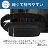 ARESACHI Small Waist Hip Bag for Men and Black Pouch, Women, Work, Walking, Jogging,