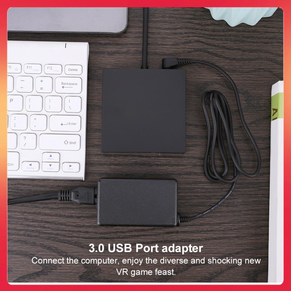 for PS5 VR2 PC Adapter Computer Adaptor Game Adapter for Playstation 5 VR2 Game Adapter Accessories Kits US/EU/UK Plug