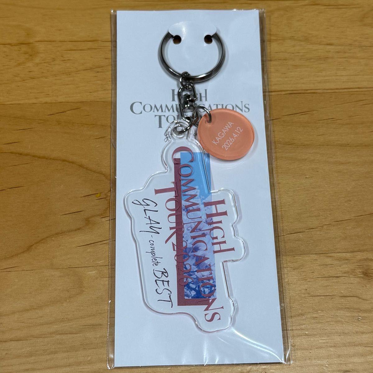 Used GLAY HIGHCOMMUNICATIONS TOUR 2026 Acrylic Keychain Kagawa