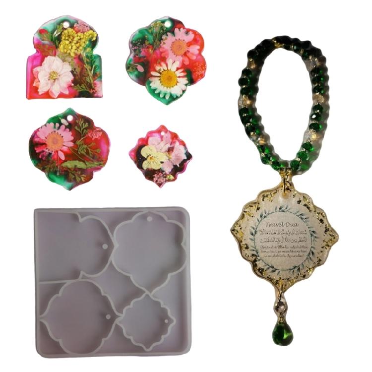 Heat Resistant Silicone Jewelry Molds For Custom Charm Resin Art And DIY Decoration Crafts Pendant Crafting Tool