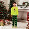 Parent-child Christmas Print Home Suit Long-sleeved Top And Pants