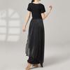 Chiffon Classical Dance Trousers Flowing Performance Costumes Fashion Dance Skirt Pant  Women