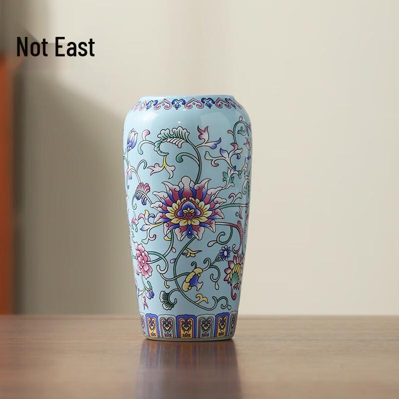 New Chinese Style Enamel Ceramic Vase