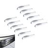 Mirhua 12pcs Transparent Vortex Generator Anti-Collision Wind Noise Reduction Easy Installation Car Accessories Reduction