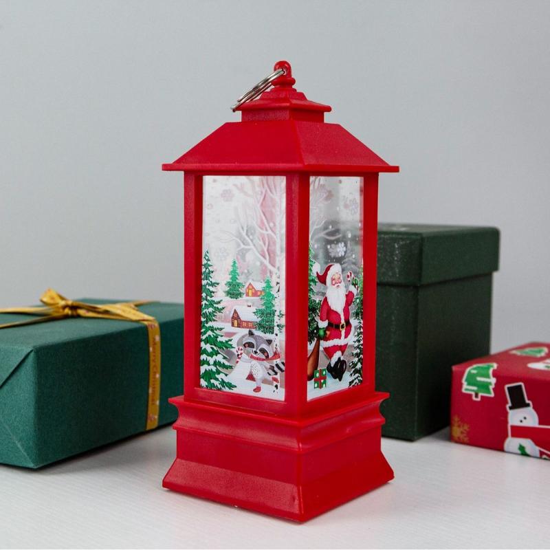 1Pc Christmas Decorations Small Lanterns Candle Lamps Electronic Snowman Night Lights Christmas Gifts Desktop Ornaments