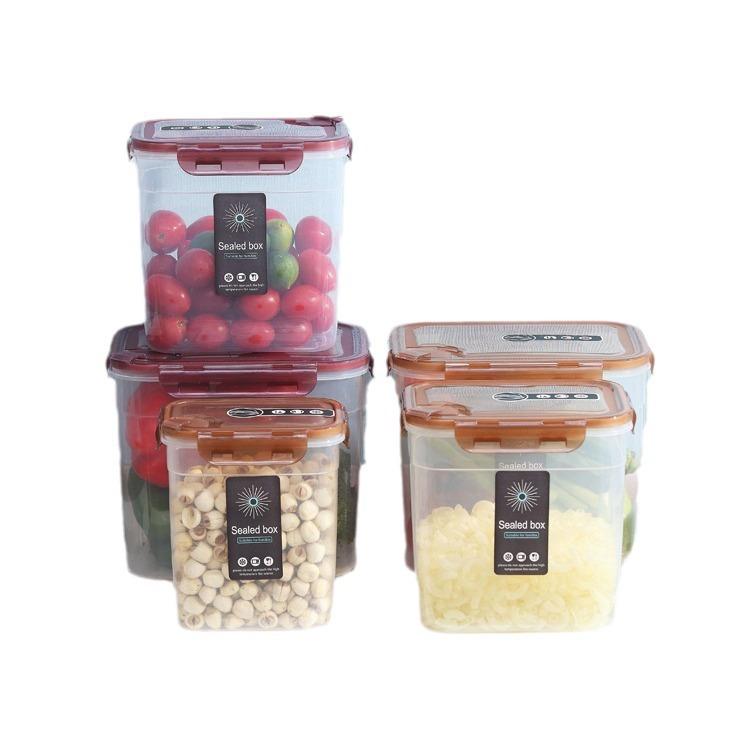 Large-capacity Refrigerator for Food Storage with Airtight Containers