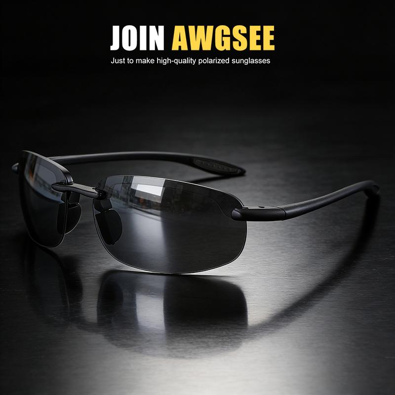 New TR90 Polarized sunglasses Outdoor Fishing Sunglasses  UV Protection for Driving Golf Cycling Unisex
