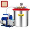 Vacuum Chamber with Pump Vacuum Chamber Kit 5 Gal 5CFM 1/3HP Single Stage