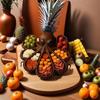 Wooden Octopus Food Platter Unique Octopus Charcuterie Boards  Family Dining Table