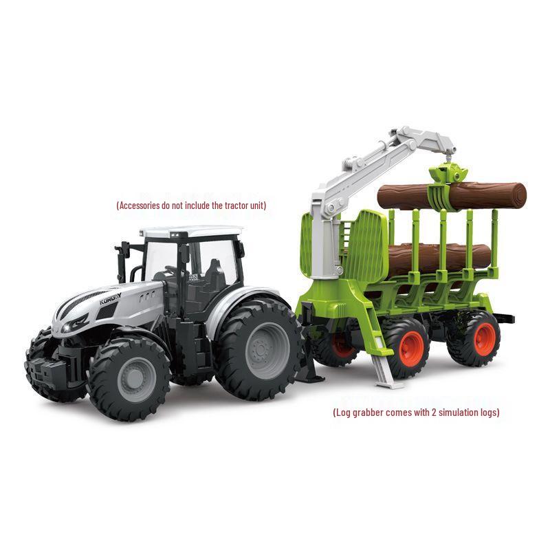 Children's Remote Control Harvester Tractor Toy - Educational Inertial Model for Kids 3+