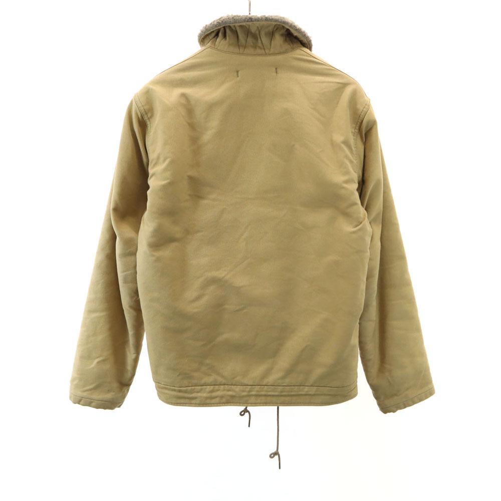 NAVY DEPARTMENT Toyo Enterprise N-1 Deck Jacket S Yellow Beige Men's Used