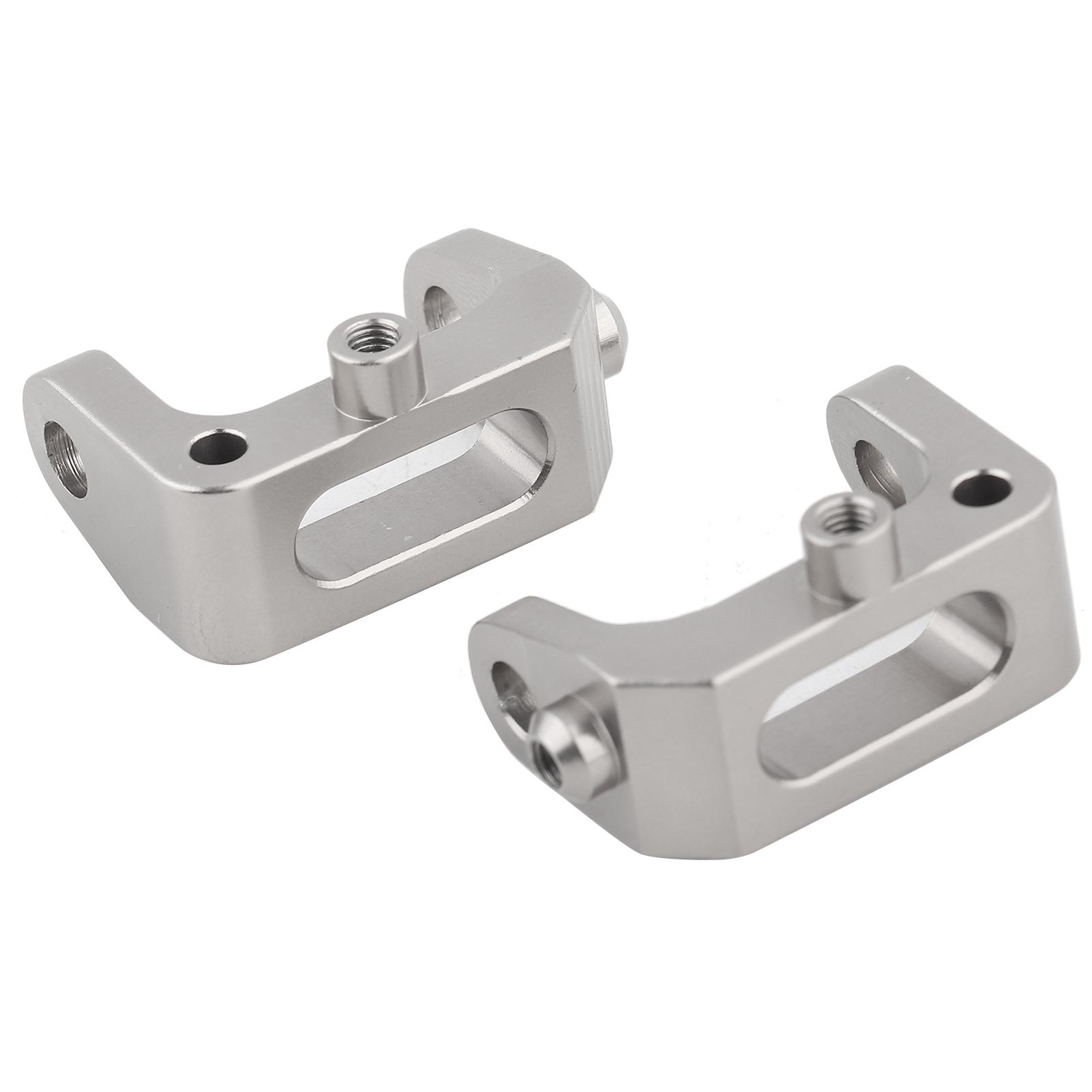 

OT003 1 Pair Metal Front Caster Block for KYOSHO 4WD Optima Maxima 1 10 Off Road Vehicle(Red ) Silver срібний
