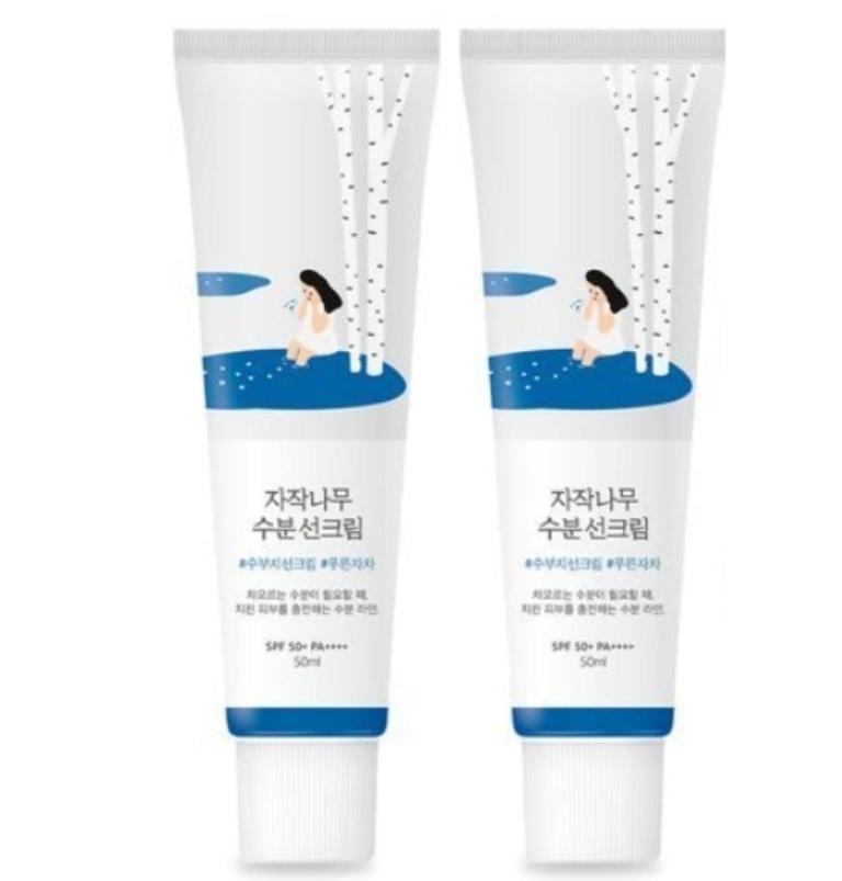 ROUND LAB Birch Moisturizing Sunscreen SPF50+ PA++++ – Hydrating Daily Sun Cream