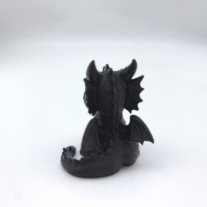 Dragon Baby Sculpture, 3D Printed Dragon Cub Statue, Dragon Decorative Ornament, Multifunctional Desktop Decoration