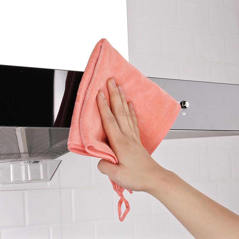 Miao Liya Thick Flannel Double-Sided Towel for Multi-Purpose Home Cleaning, Assorted Colors