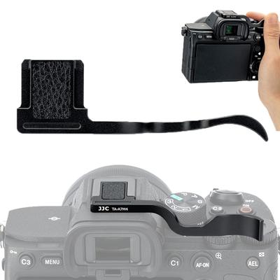 JJC Metal Thumb Grip para Câmeras Sony e A7IV Fácil de Fixar e Melhora a Empunhadura da Câmera A9III, A7RV, -