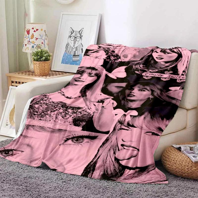 3D S-Swift Fashion Blanket,Soft Throw Blanket for Home Bedroom Bed Sofa Picnic Travel Cover Blanket Kids Gift