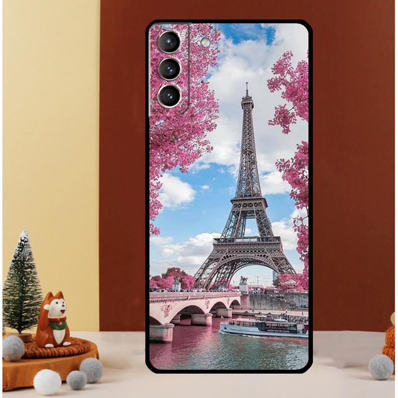 France Paris Eiffel Tower Case For Samsung Galaxy S24 S26 Ultra S22 S23 S25 Ultra S20 S21 Plus S10 S25 FE Cover Funda