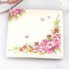 20pcs Wedding Napkins Disposable Printed Square Tissue Flower Rose Napkins Cafe&Tea Paper Napkins Decoupage Party Decoration
