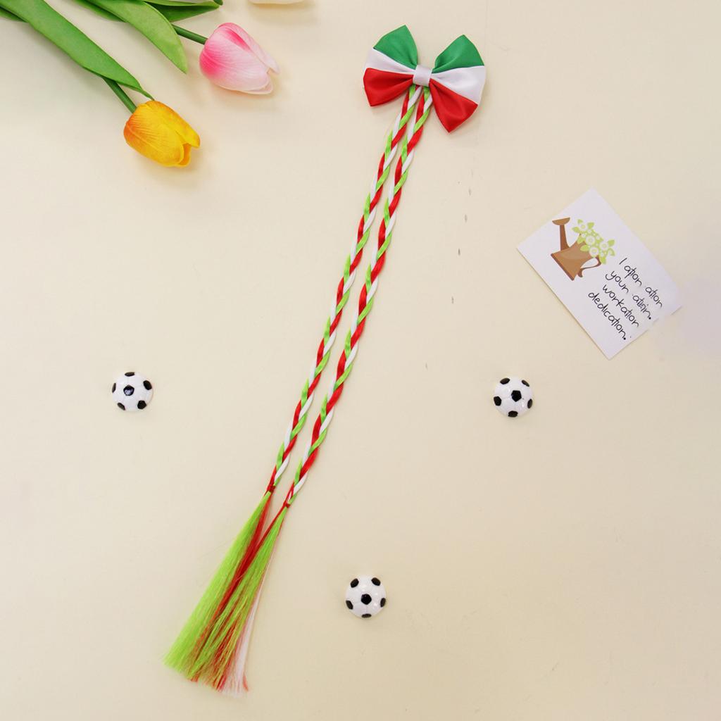 Colorful Themed Headbands, Football Fan Cheering Party Party Festive Bow Hair Accessories