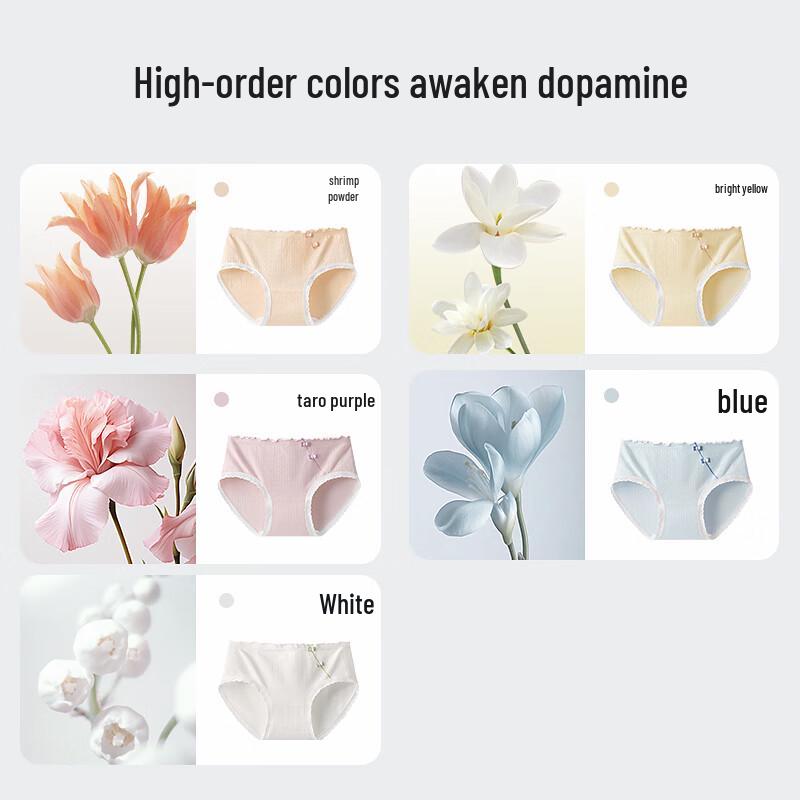 Urban Beauty Women's Seamless Antibacterial Cotton Briefs