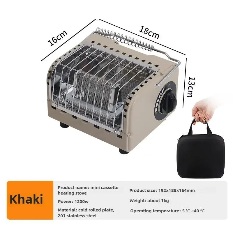 Outdoor Mini Heating Stove Camping Gas Stove Fishing Camping Heater Outdoor Portable Car 2024 Winter Camping Outdoor Supplies