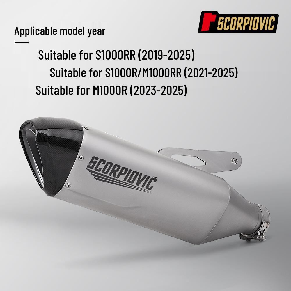 Ponteira de Escape em Aço Inoxidável para S1000RR/M1000RR (2019-2025)