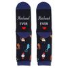 Festives Best Ever Themed Cotton Socks for Women Men Funny Crew Socks For Christmas Birthday Holiday Family Gifting