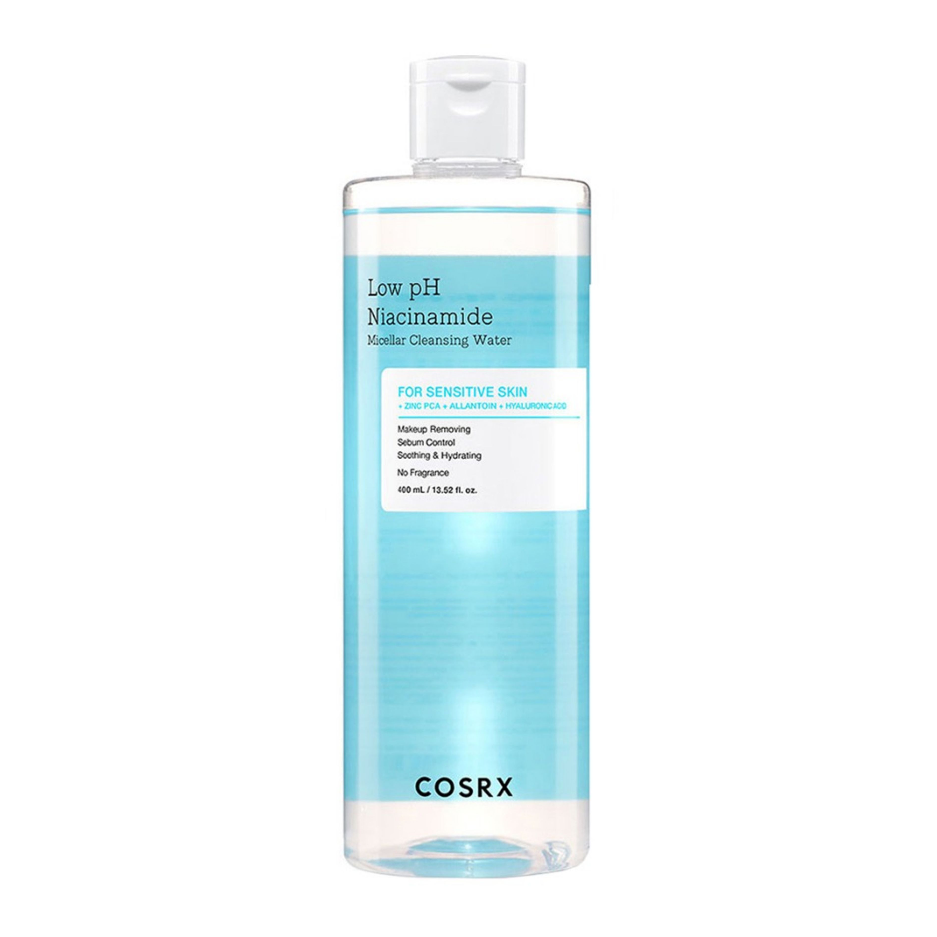 COSRX Low pH Niacinamide Micellar Cleansing Water Gentle Makeup Remover 400ml