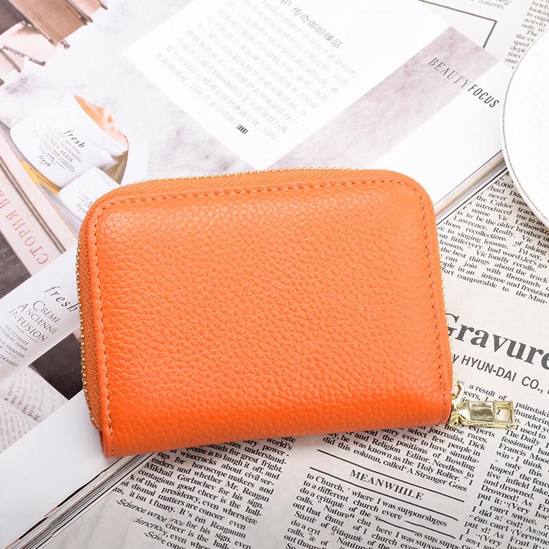 Женский кожаный держатель для карт и кошелек DAXTE