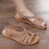 Sandals for Women, Summer New Style Fashionable Flat Heel Non Slip Wear-resistant Cool Slippers for Outdoor Wear