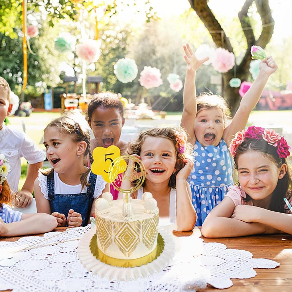 DI QIU REN 8PCS Cake Decorating Stencils & Templates, 8x9.8Inches Large Floral Cake Printing Fine Hollow Lace Cookie Fondant Dessert Cake Templates,