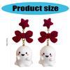 Stylish Noctilucent Specters Ear Studs Complement Stylish Outfits with a Lasting Glowing Fashion Jewelry Accessory