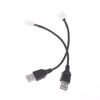 5/10Pcs Usb Cable Connector To 2Pin 8Mm/10Mm Free Welding Led Strip Connector Led Ribbon Strip Light Adaptor