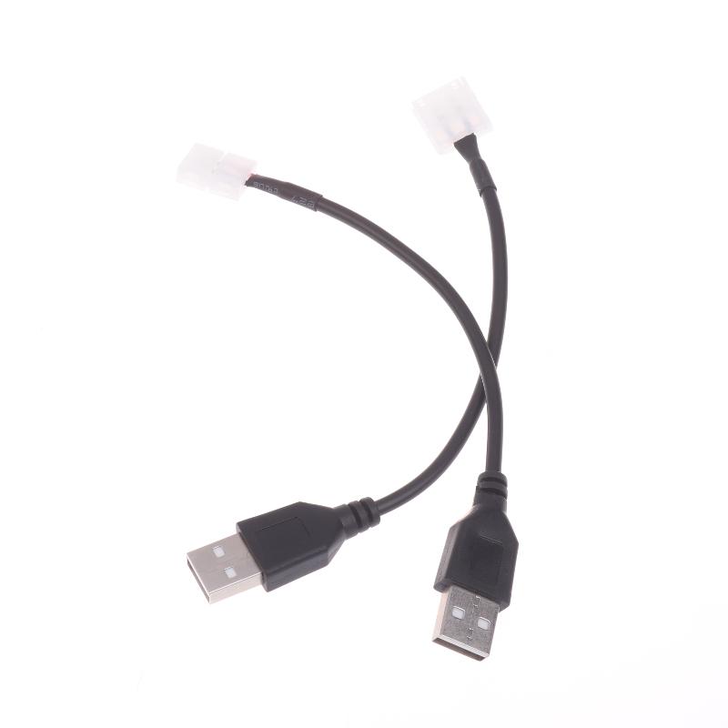 5/10Pcs Usb Cable Connector To 2Pin 8Mm/10Mm Free Welding Led Strip Connector Led Ribbon Strip Light Adaptor