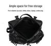 Men's Retro PU Leather Cross-Border Laptop & Travel Backpack with Large Capacity