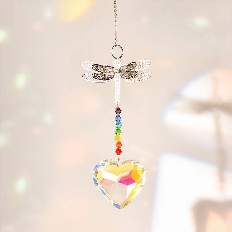 Crystal Sun Catchers Dragonfly Suncatchers Window Rainbow Maker Hanging Crystal Prisms Pendant Ornament Window Decoration
