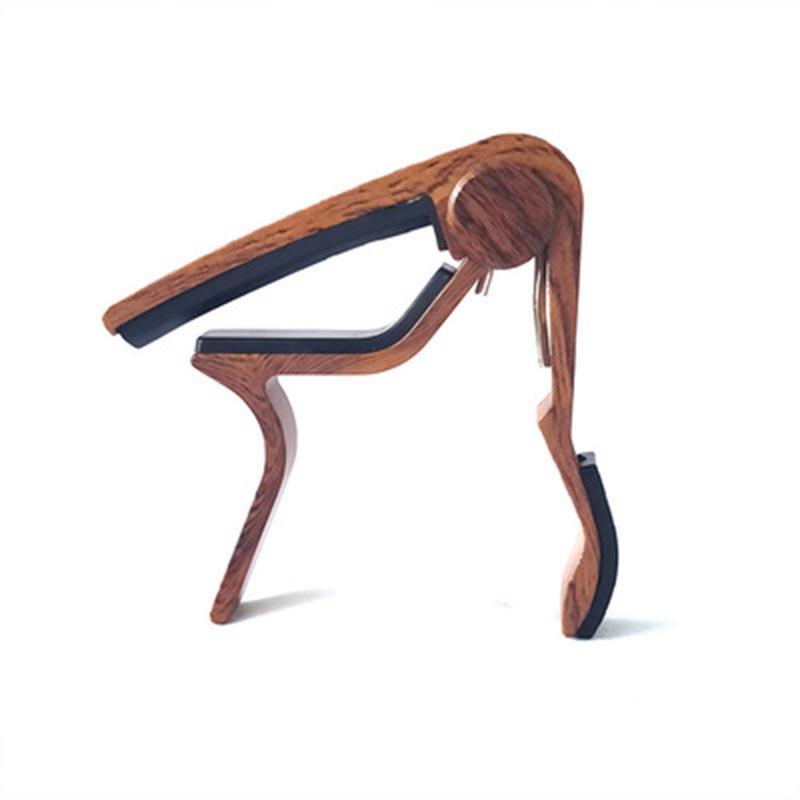 Guitar MA-12 Capo Zinc Alloy Wood Grain Ukulele Guitar 6-string Universal Tool Professional Retro Musical Instrument Accessories