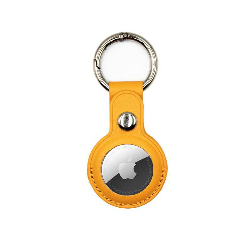 Leather Protective Case for Apple AirTag Bluetooth Tracker - Compatible Across Europe and the United States