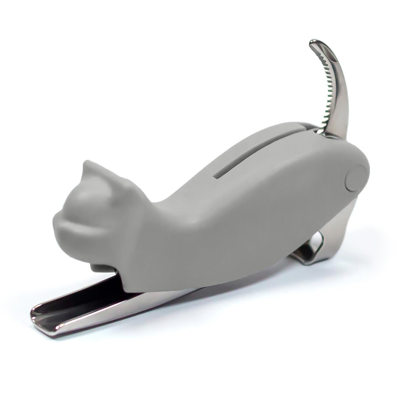 DALO Wine Sommelier Multifunctional Corkscrew Cat-Shaped Opener, 2-Tier Knife, (Gray/Silver)