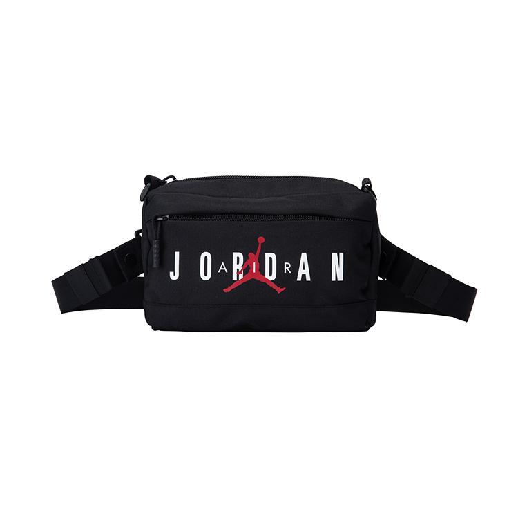 New Jordan Polyester Shoulder Bag, Crossbody Bag, Fanny Pack Unisex Black JD2513065AD-002