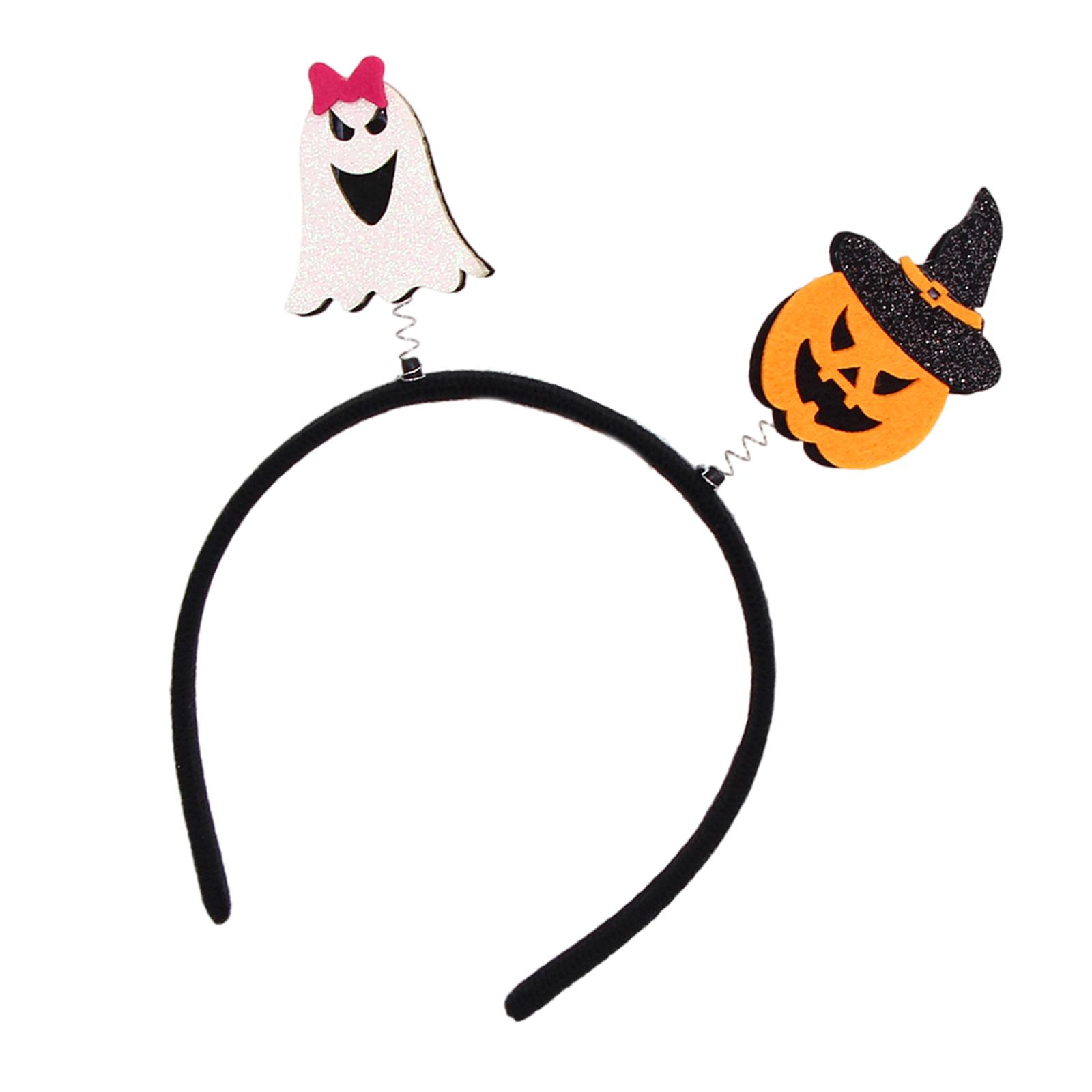 

Comfortable Halloween Ghost Hairband Non Slip Design Headdress For Children Adults Cosplay Party Decoration 4