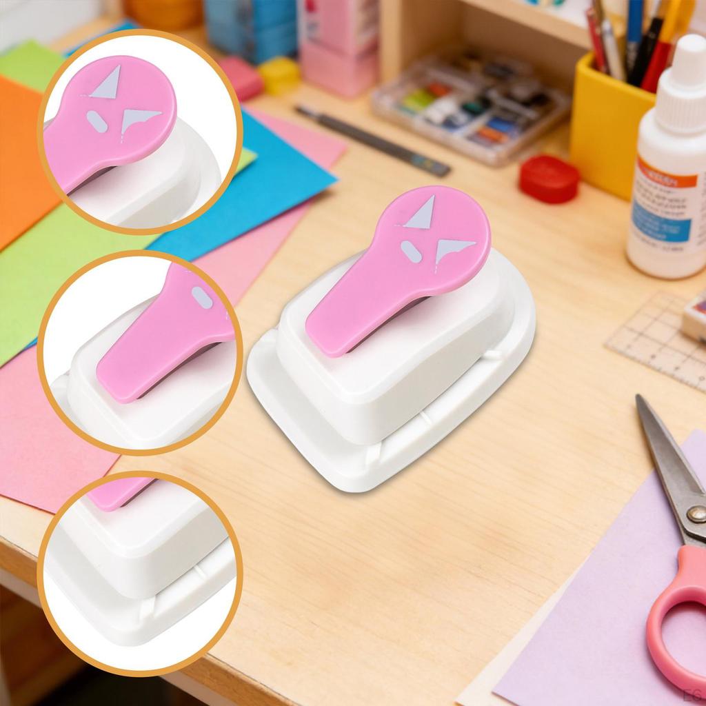 3 in 1 Corner Way Versatile Reusable DIY for Kids Card Making Supply Craft Punch Magazines Photo