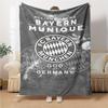Coperte con Stemma del Bayern Monaco in Flanella Stampata Traspiranti Calde Plaid per Casa Ufficio Copriletto 0708a123
